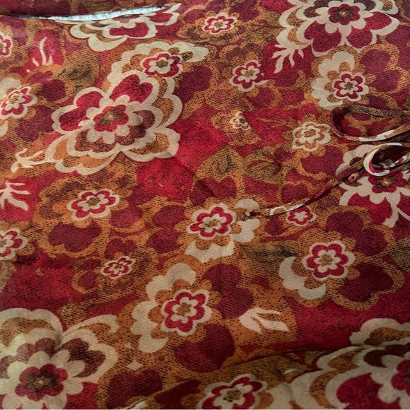 Floral Tie-Front Shirt - Picture 3 of 7